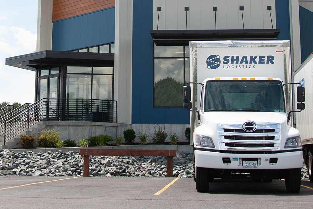 box truck parked